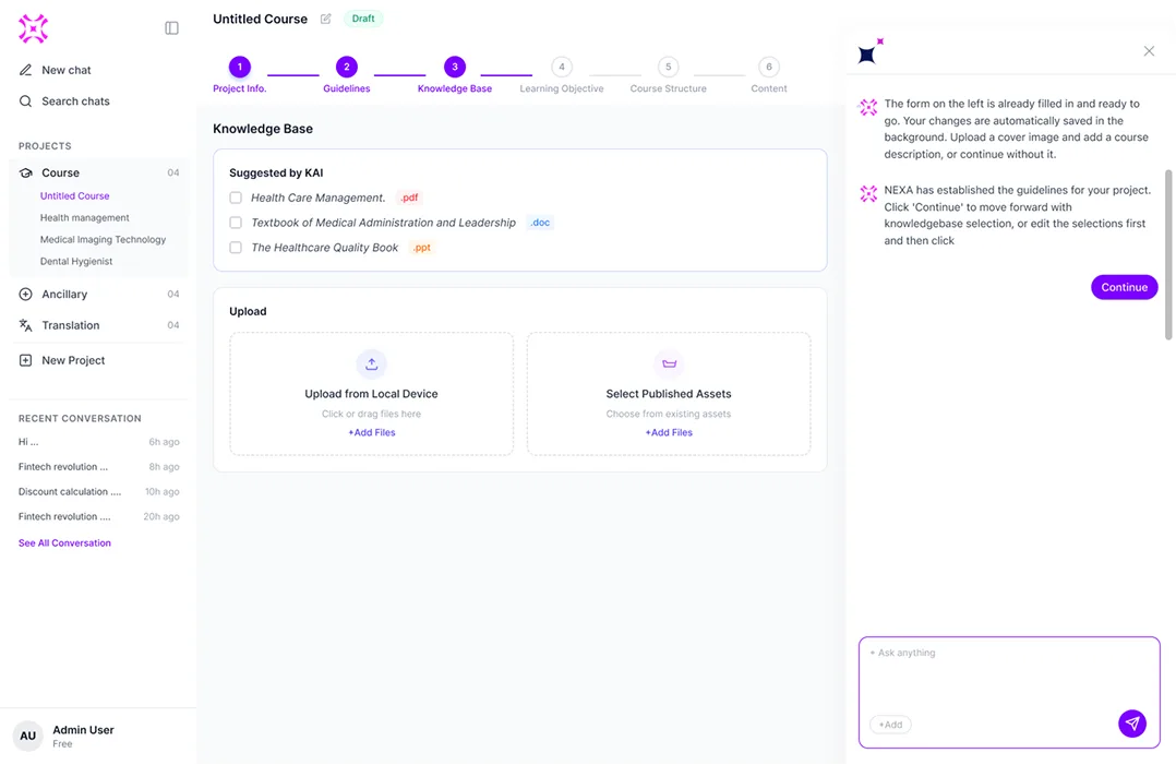 Nexa website mockup 4