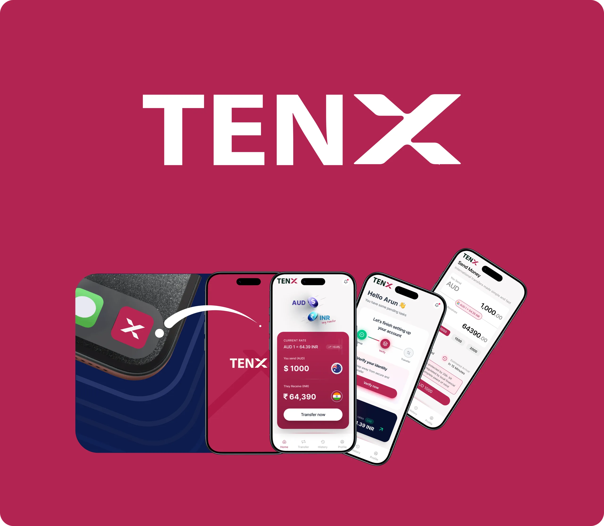 TenX logo design showcase