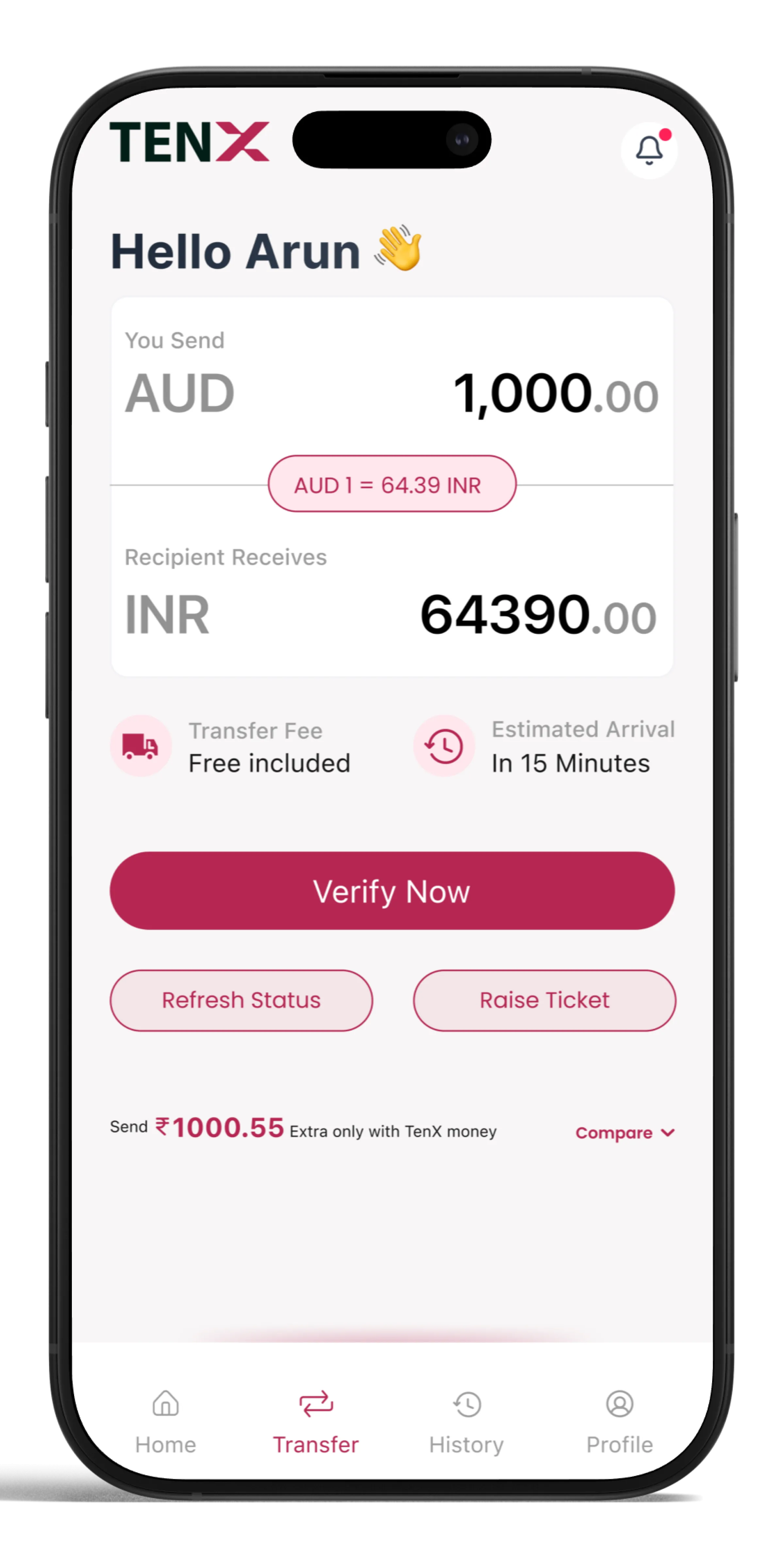 Screen design feature