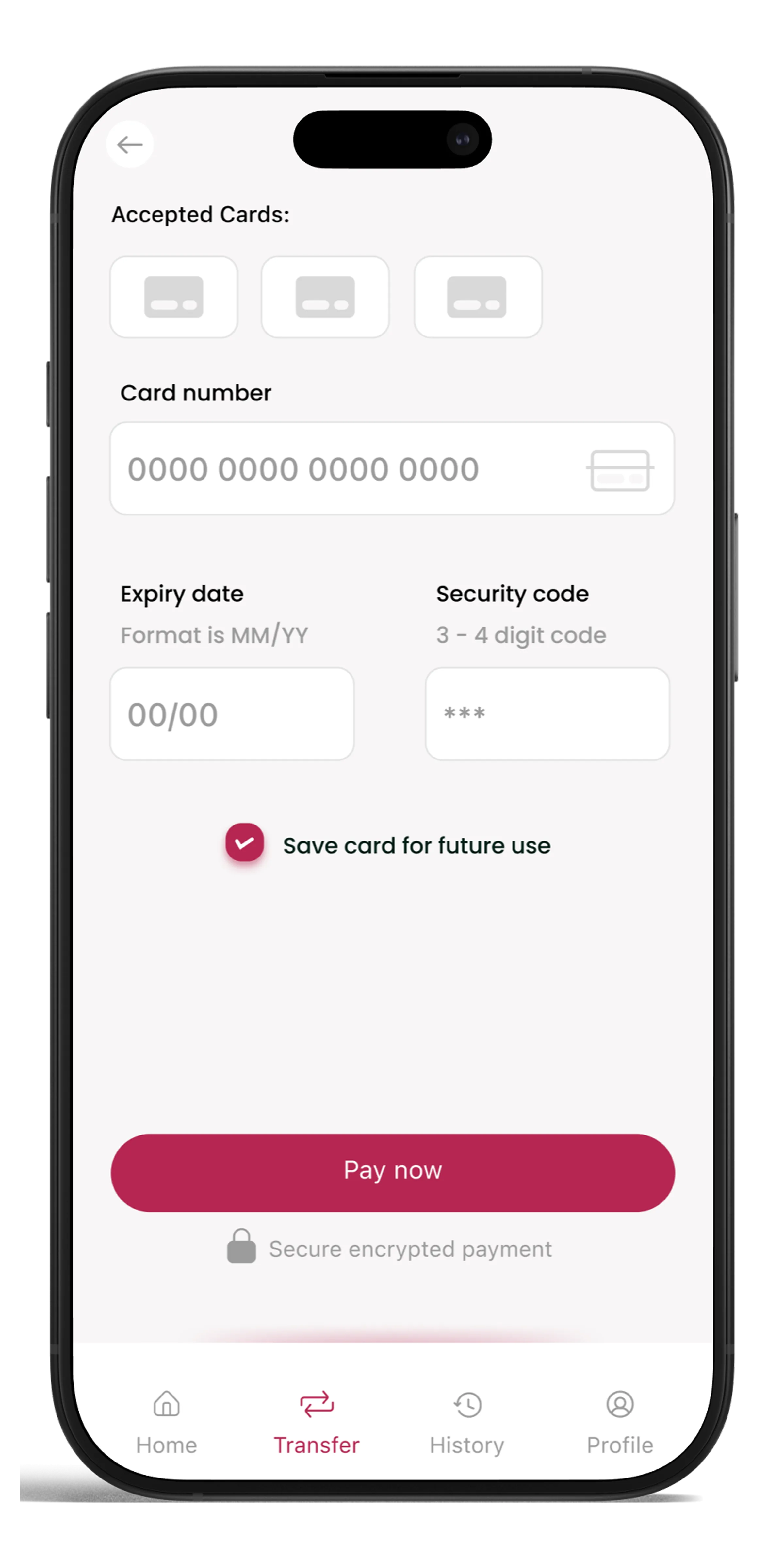 Screen design feature