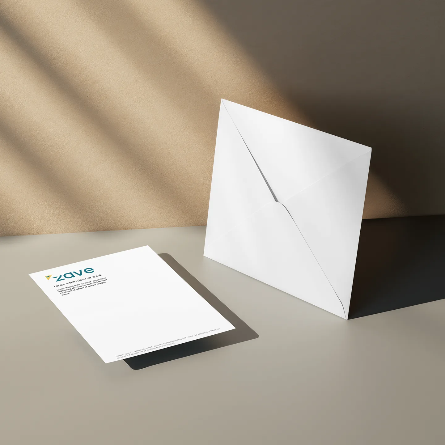 Zave stationery design 1